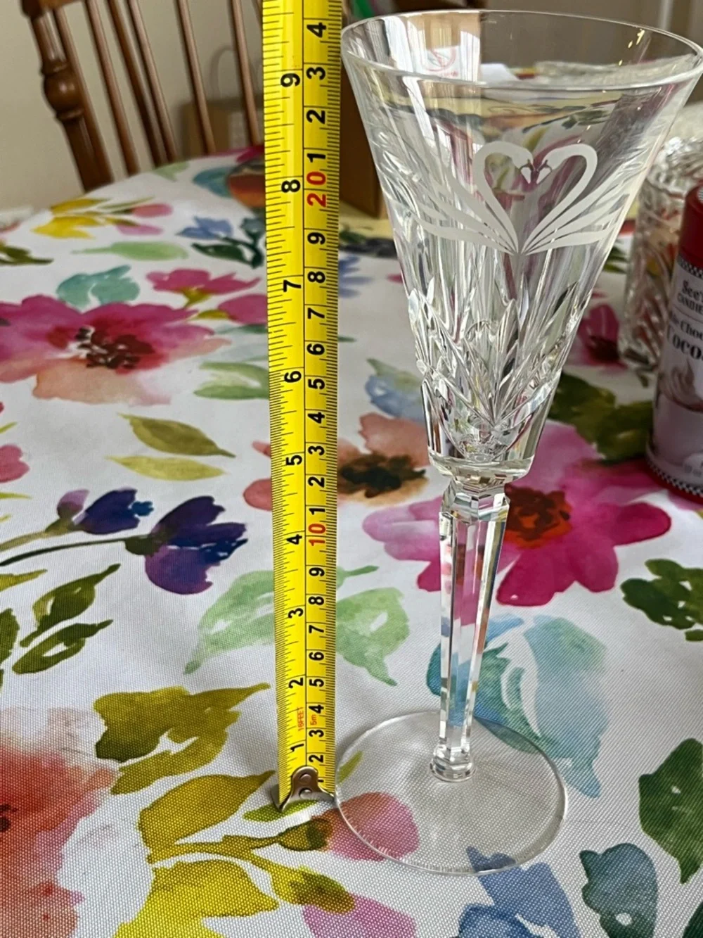 NIB Waterford Wedding Toasting Flutes made in Ireland - Picture 8 of 12